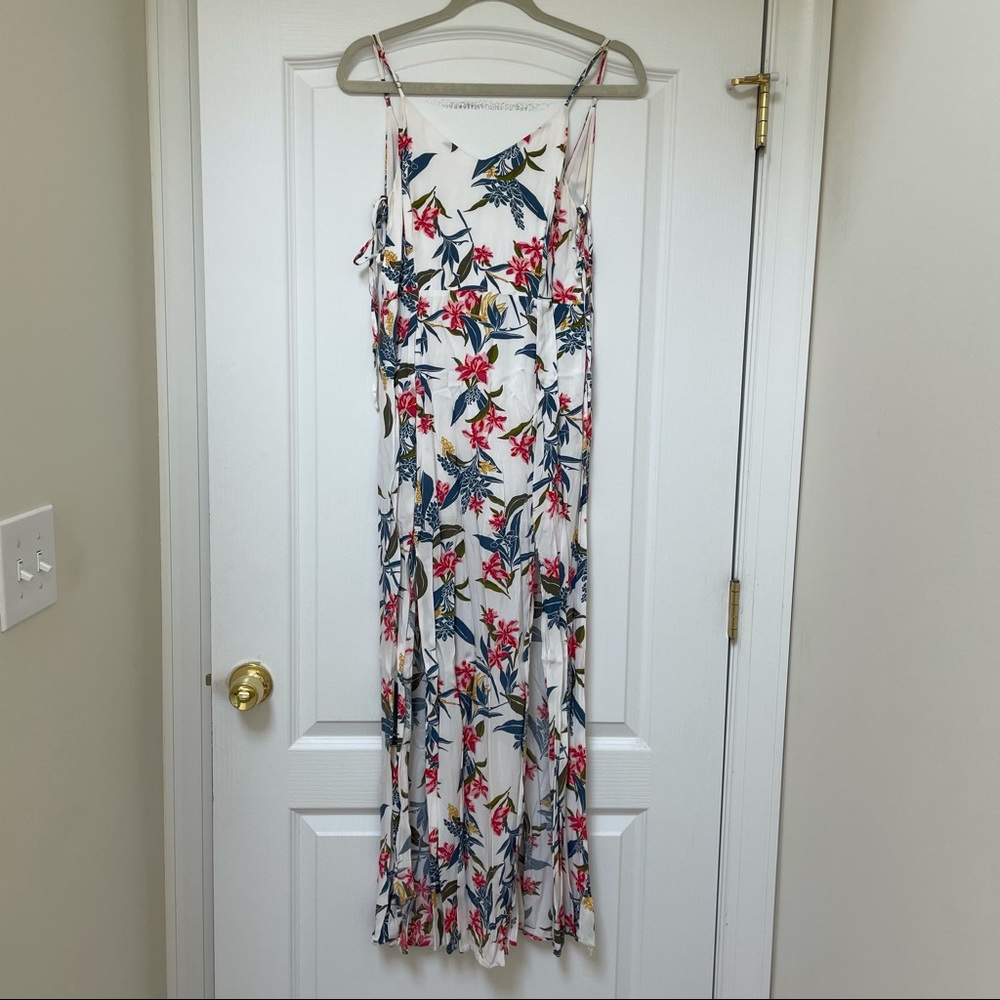 Summer Floral Sleeveless Maxi Dress